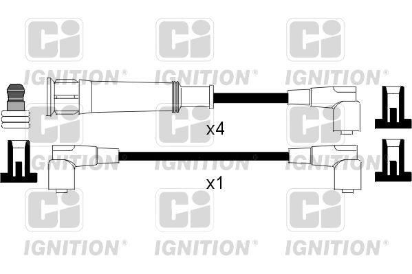 QUINTON HAZELL Комплект проводов зажигания XC561